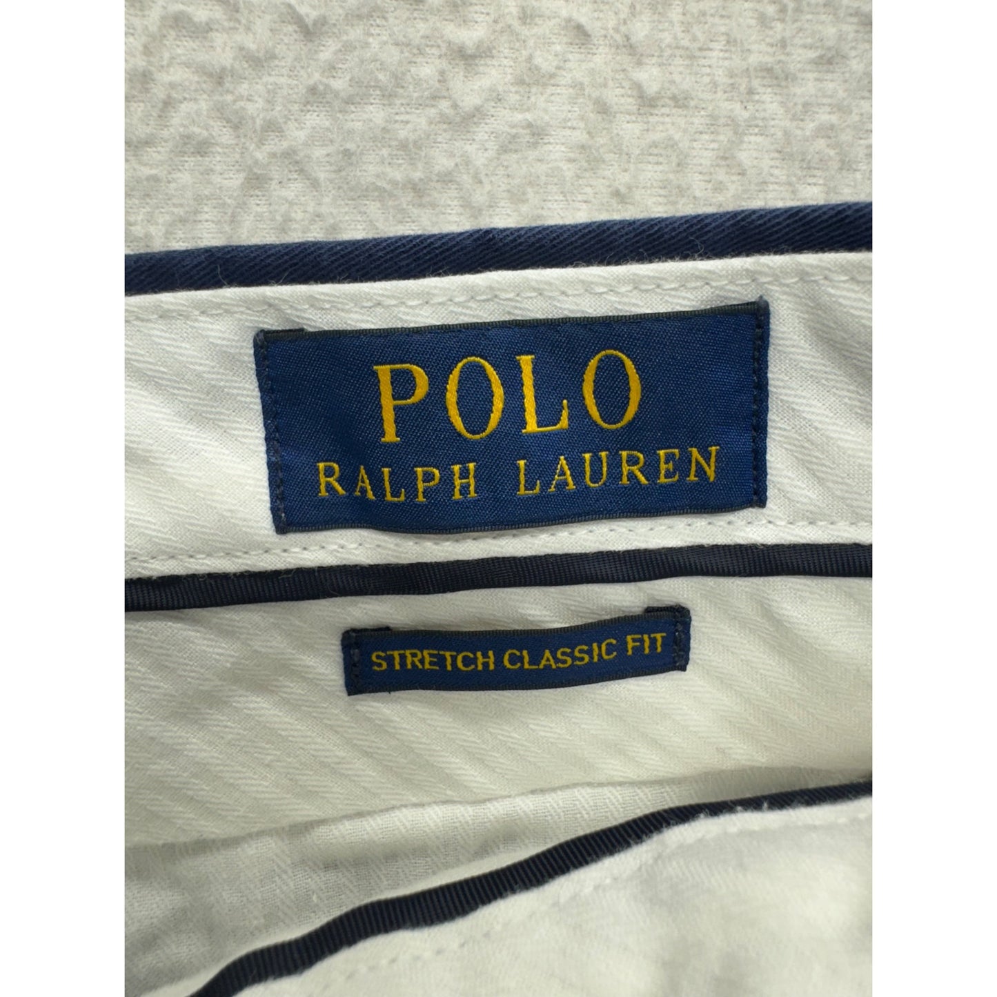 Polo Ralph Lauren Stretch Classic Fit Navy Blue Chino Shorts Size 29 #9348