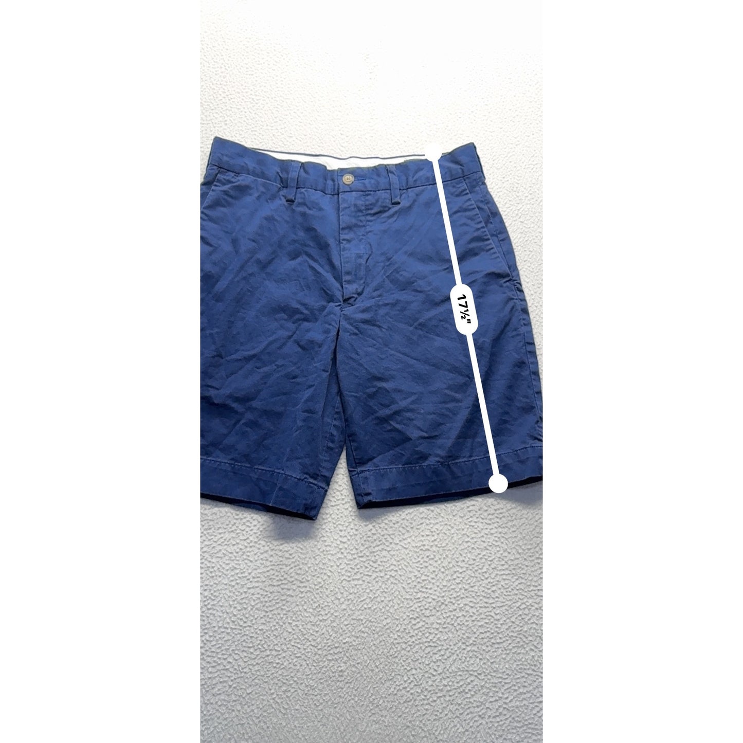 Polo Ralph Lauren Stretch Classic Fit Navy Blue Chino Shorts Size 29 #9348