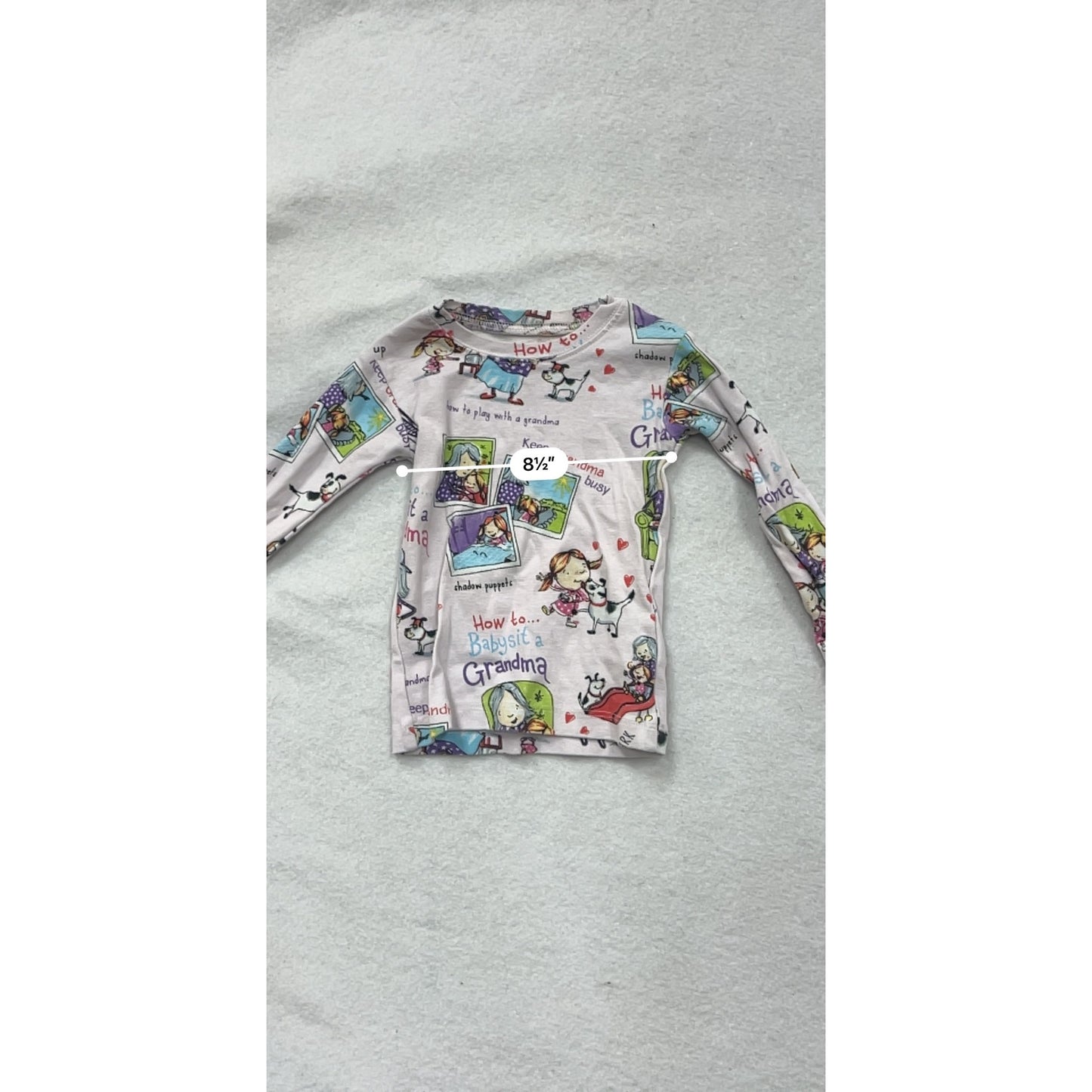 Books To Bed 2-Piece Pajama Set Size 3 #8627