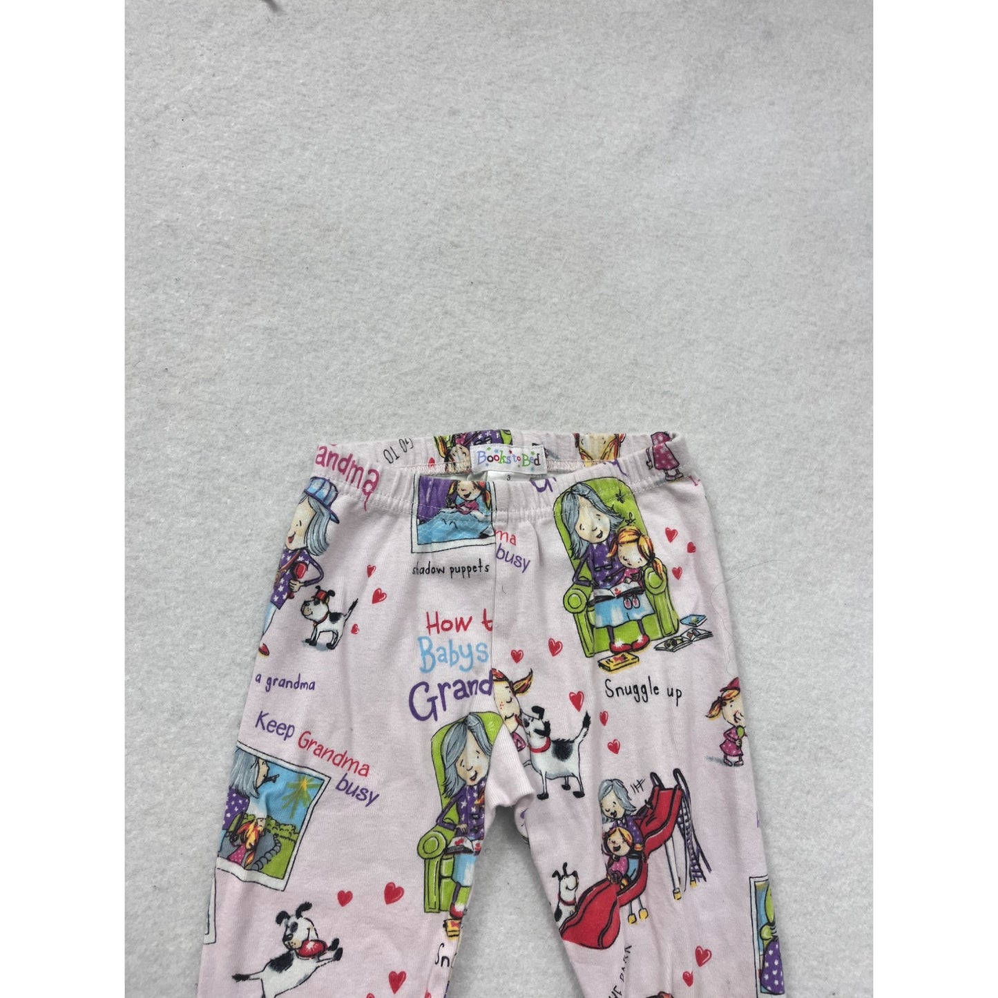 Books To Bed 2-Piece Pajama Set Size 3 #8627