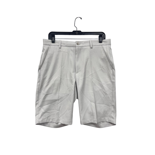 Greg Norman Mens White Golf Shorts Size 32 #6797