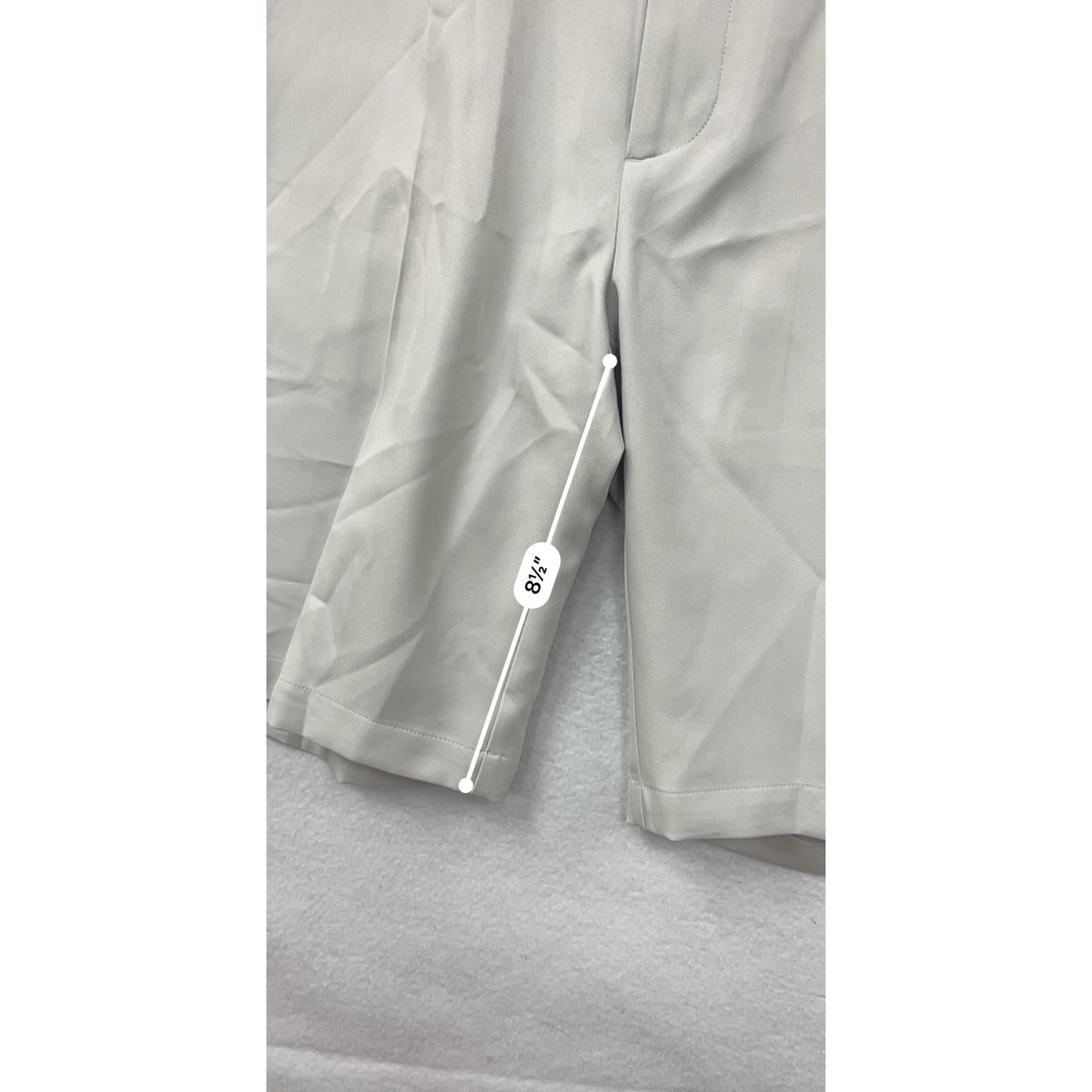 Greg Norman Mens White Golf Shorts Size 32 #6797