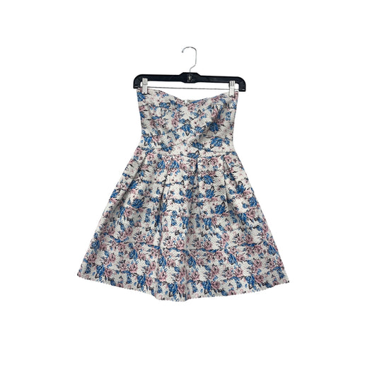 Strapless Floral Textured Dress Women’s XS Sans Souci #6949