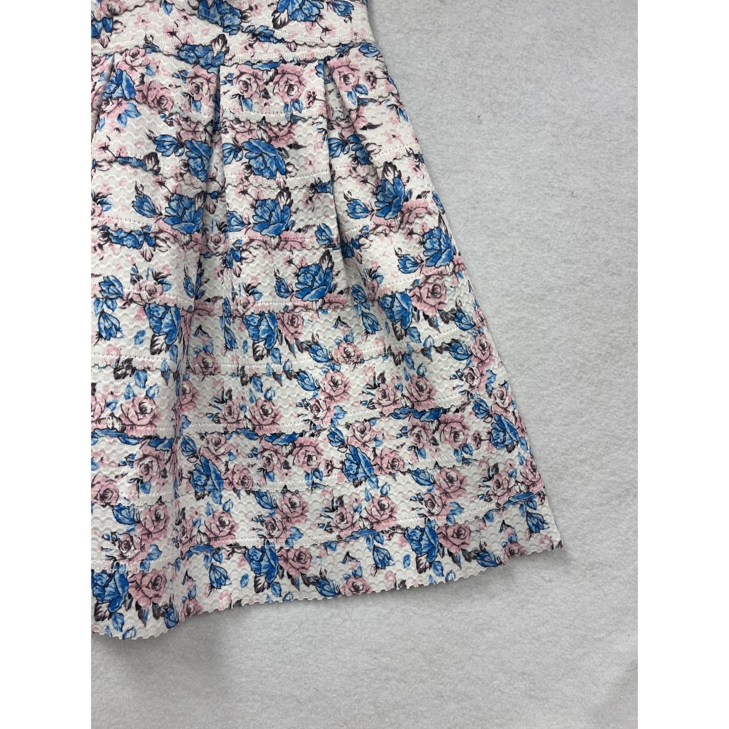 Strapless Floral Textured Dress Women’s XS Sans Souci #6949