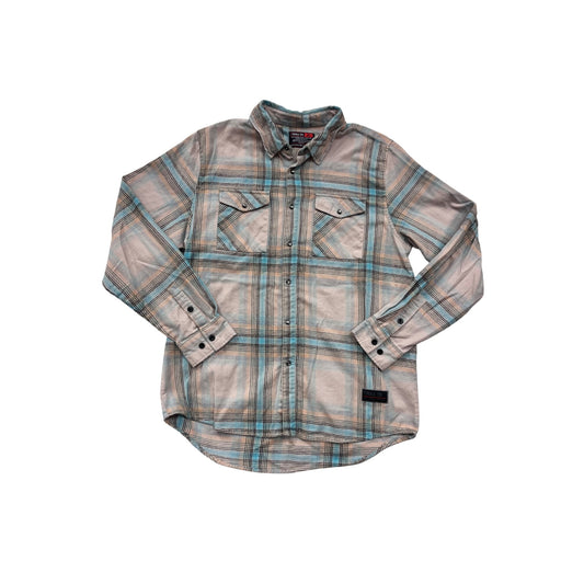 Troll Co Mens XL Plaid Button-Up Long Sleeve Shirt #57A