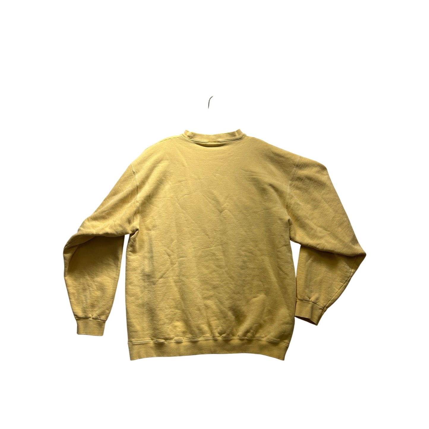 Vintage La Loving Delano Yellow Crewneck Sweatshirt L #172A