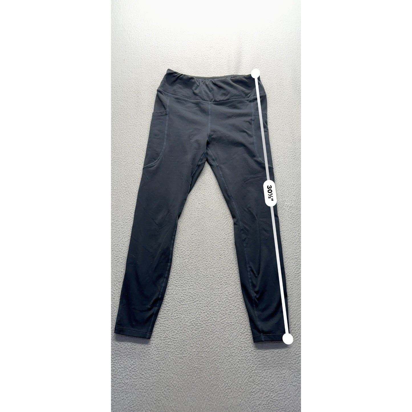 Baleaf Performance Compression Leggings with Side Pockets Slate Gray #9557