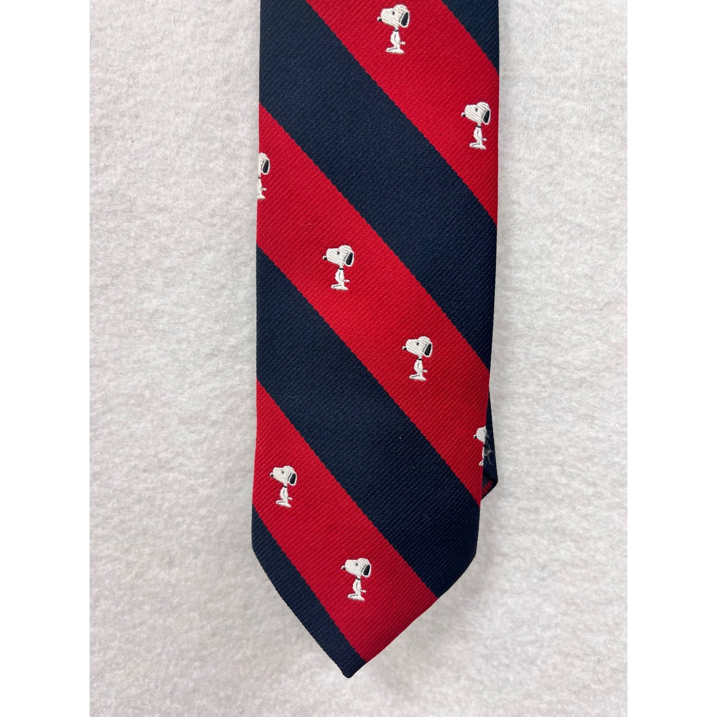 Men’s Striped Snoopy Tie #2836