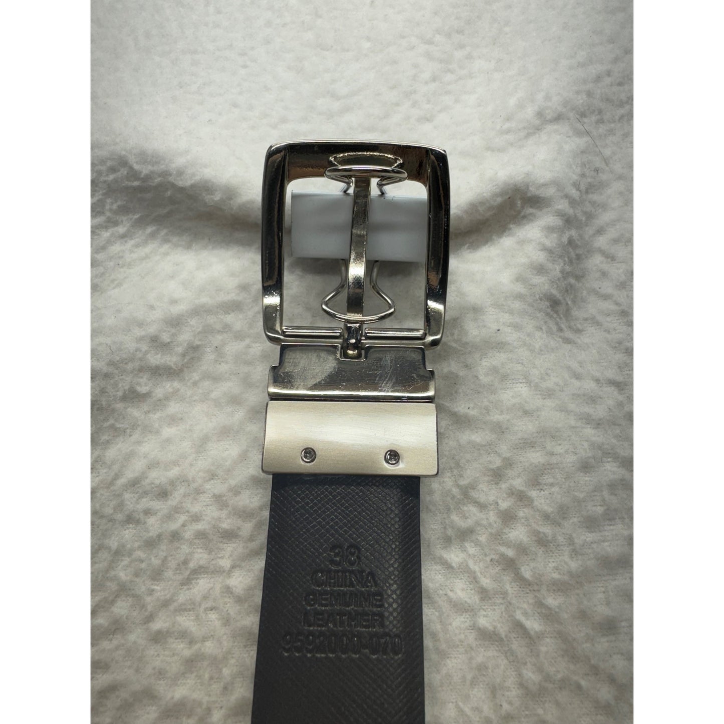 Ike Behar New York Reversible Leather Belt In Black Dress Casual Accessory 79B