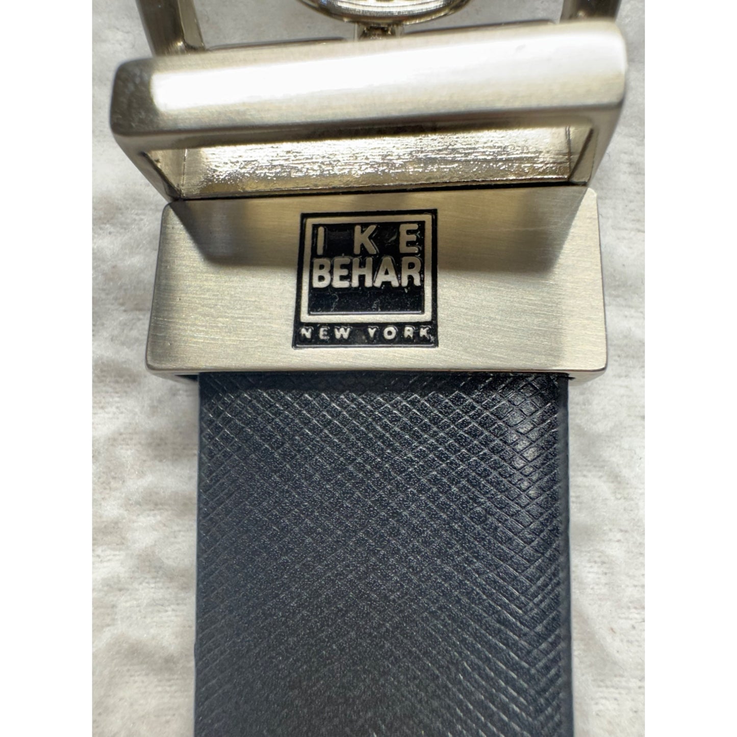 Ike Behar New York Reversible Leather Belt In Black Dress Casual Accessory 79B