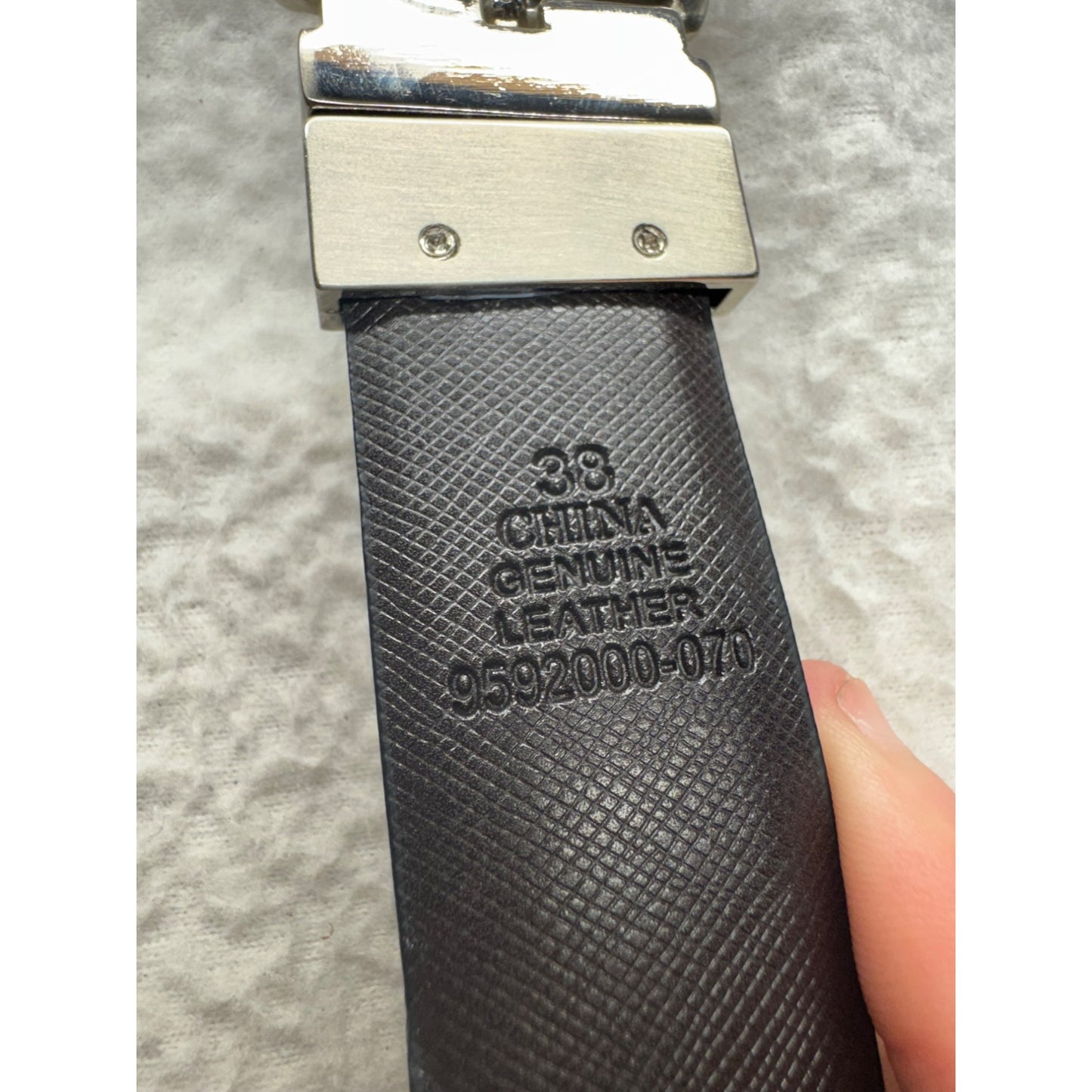 Ike Behar New York Reversible Leather Belt In Black Dress Casual Accessory 79B