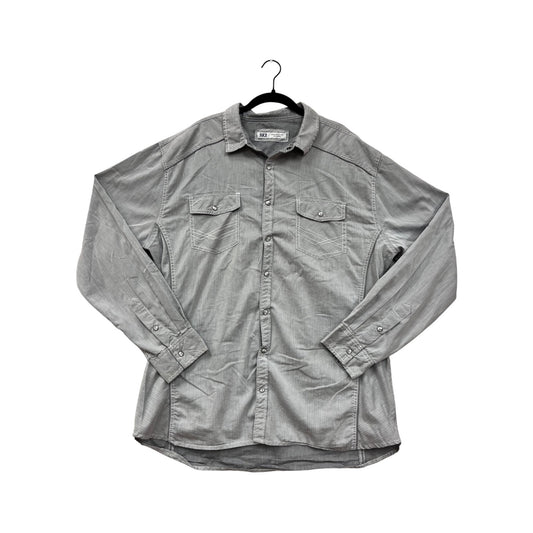 Mens BKE Athletic Fit Long-Sleeve Button-Up Shirt 2XL #8999