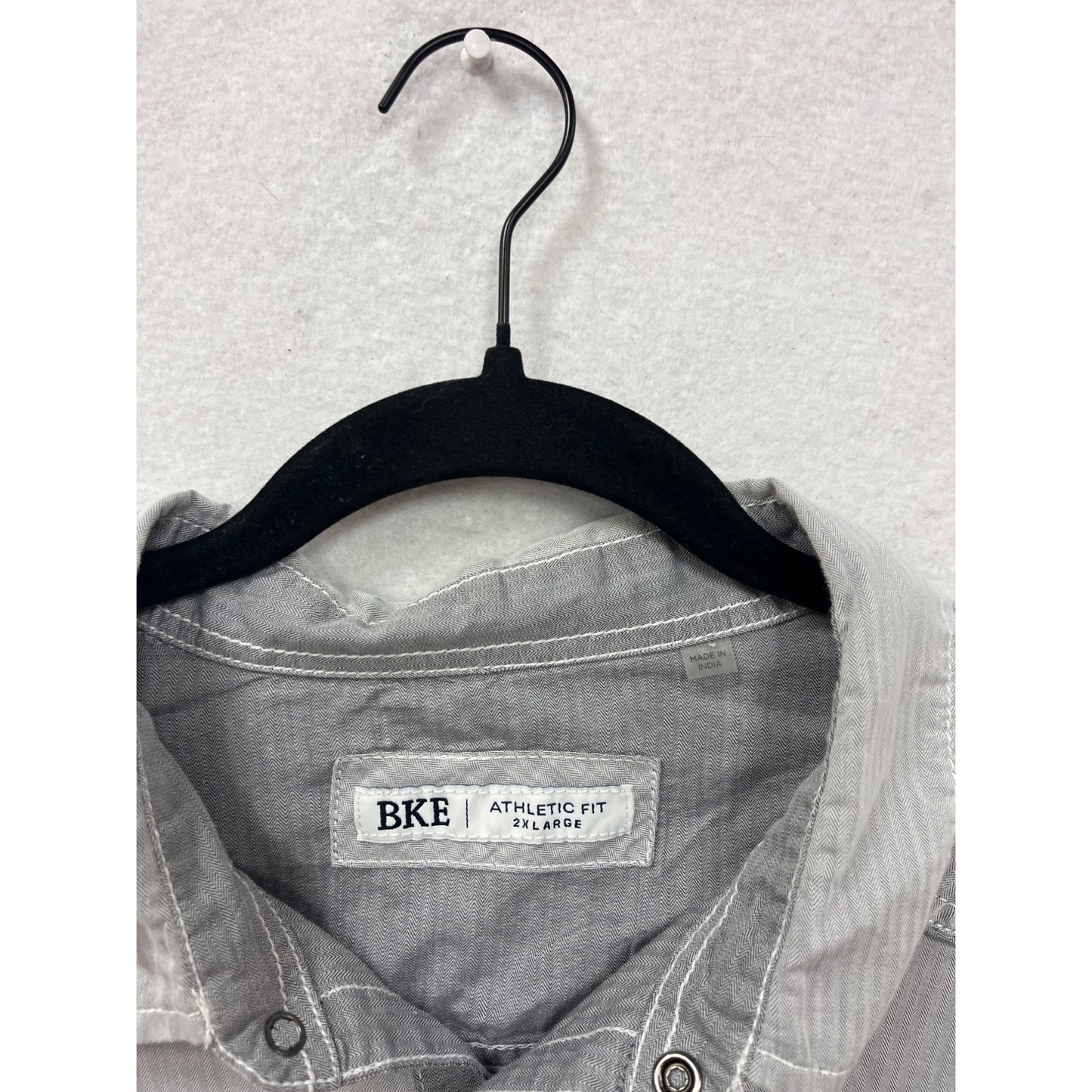 Mens BKE Athletic Fit Long-Sleeve Button-Up Shirt 2XL #8999