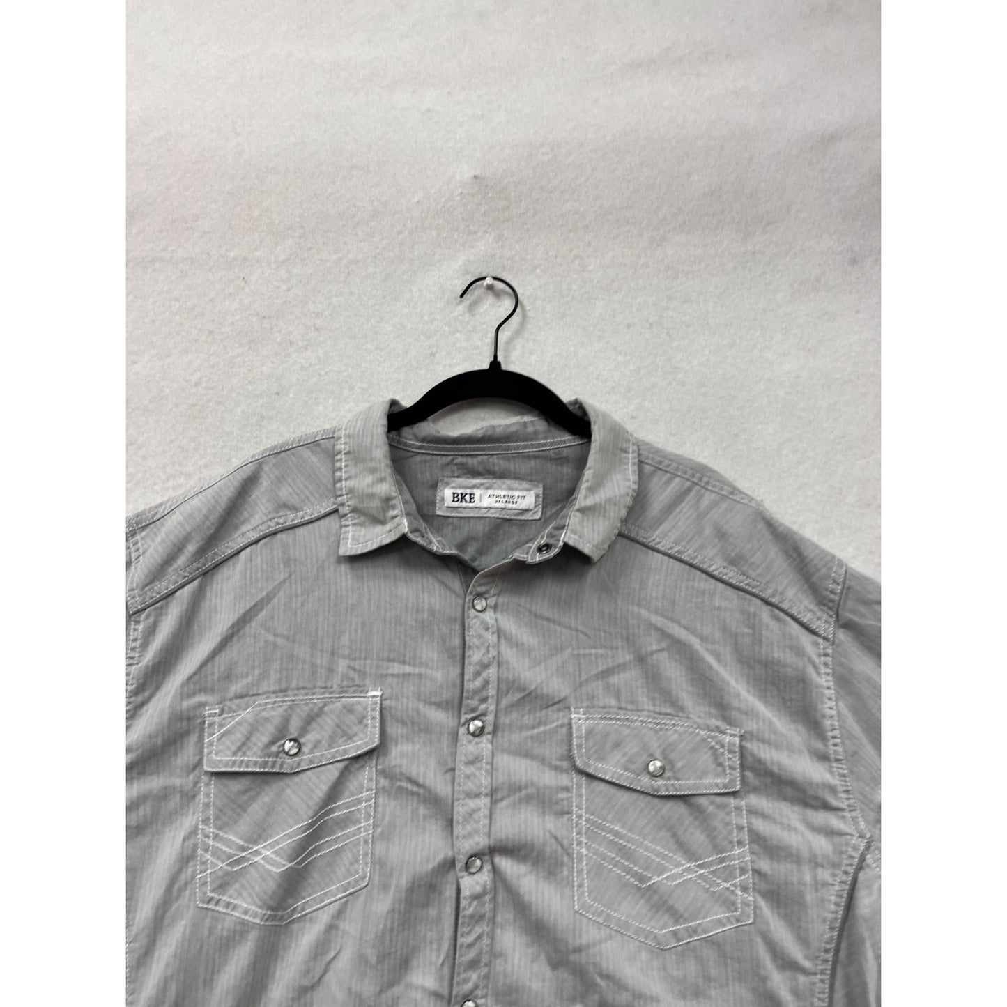 Mens BKE Athletic Fit Long-Sleeve Button-Up Shirt 2XL #8999