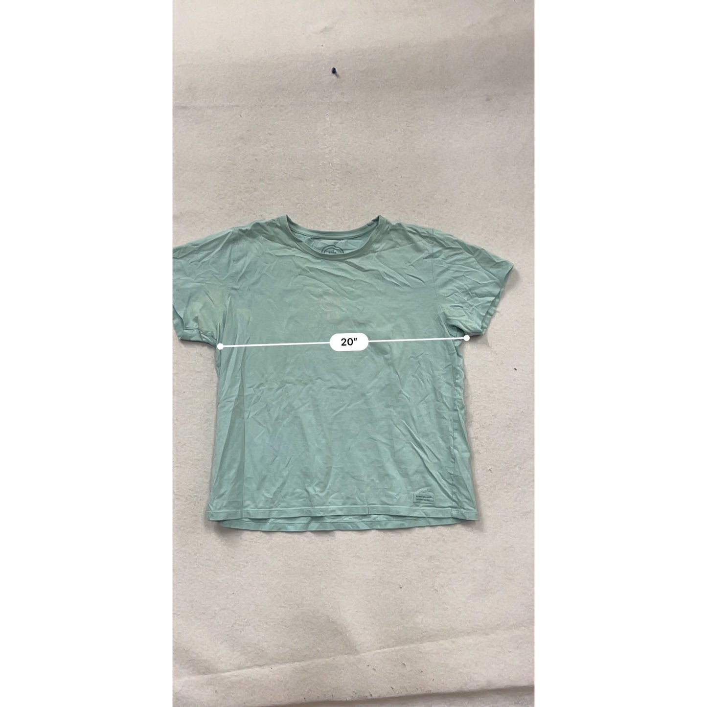 Life Is Good Tee Hello Sunshine Graphic Sea Green L #446A