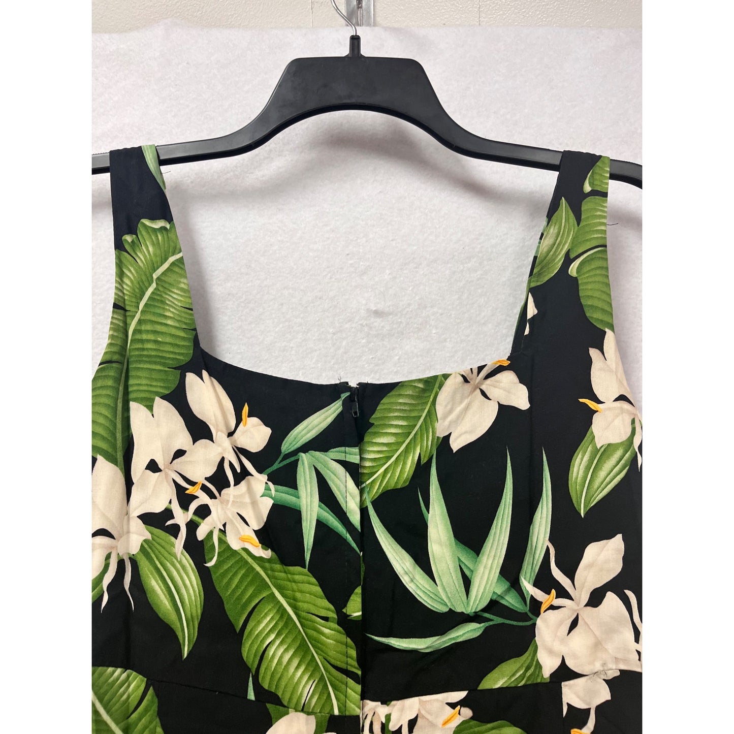 Vintage Two Palms Tropical Floral A-Line Dress 2XL Made In Hawaii #8333