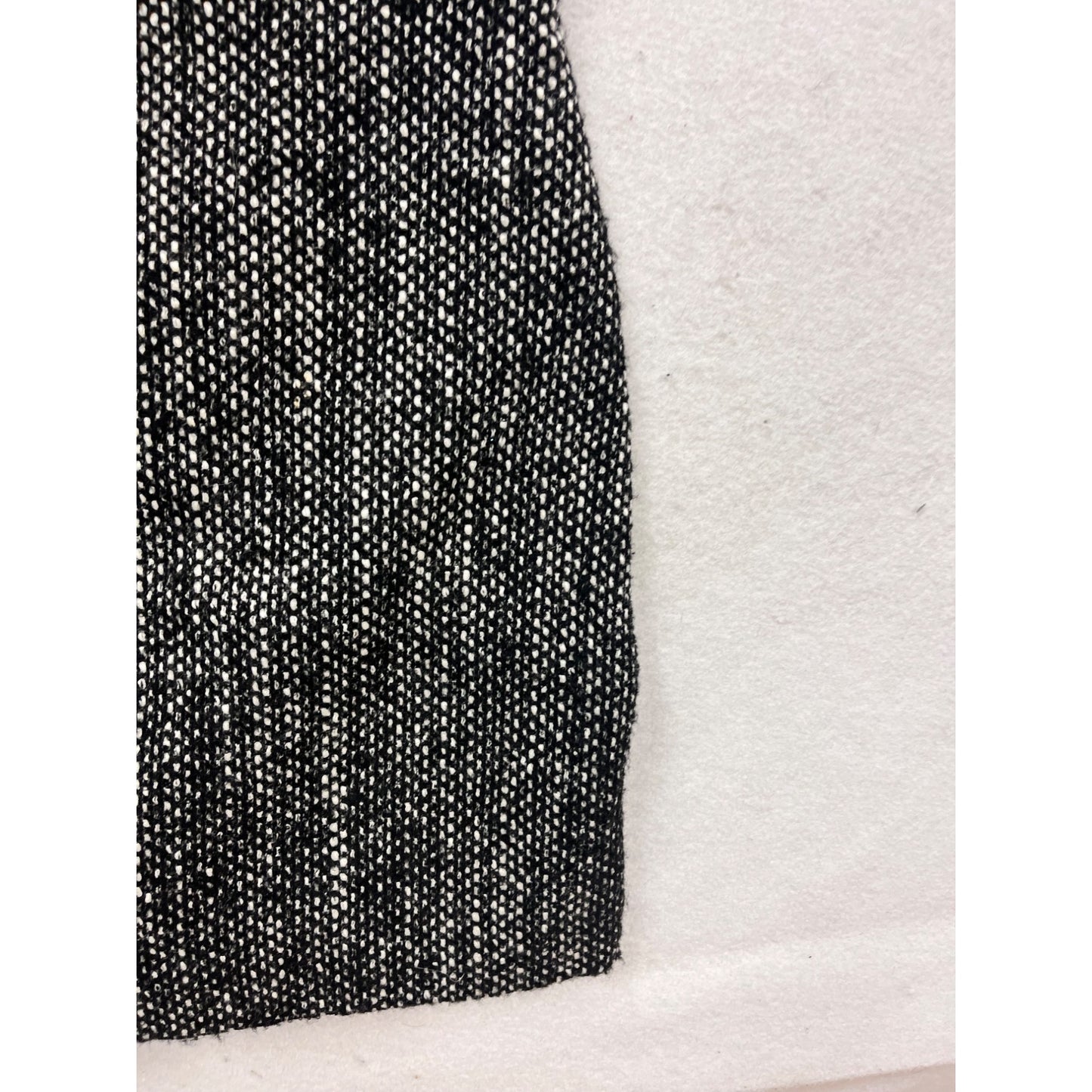 Theory Sleeveless Tweed Dress Size 2 Black & White Wool #499A