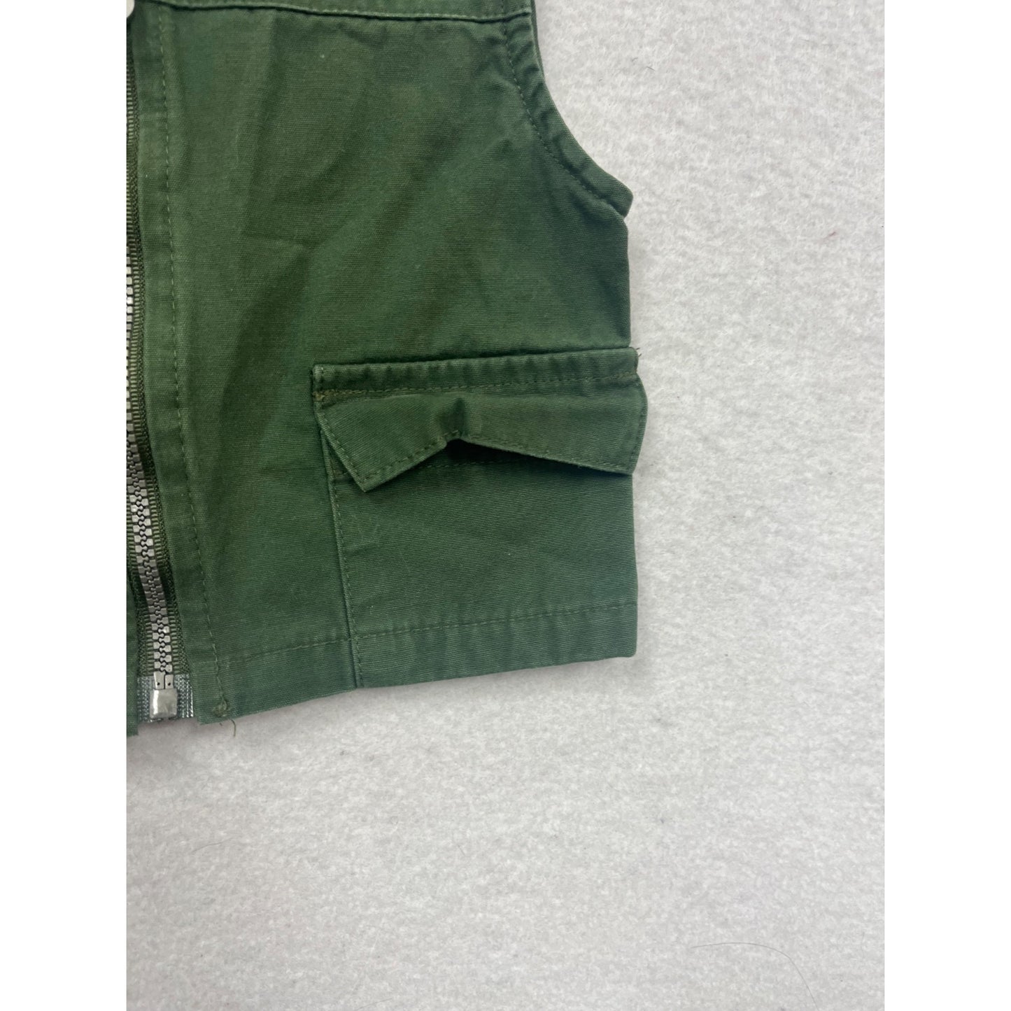 Little Legends Green Utility Vest 3-6M #132C