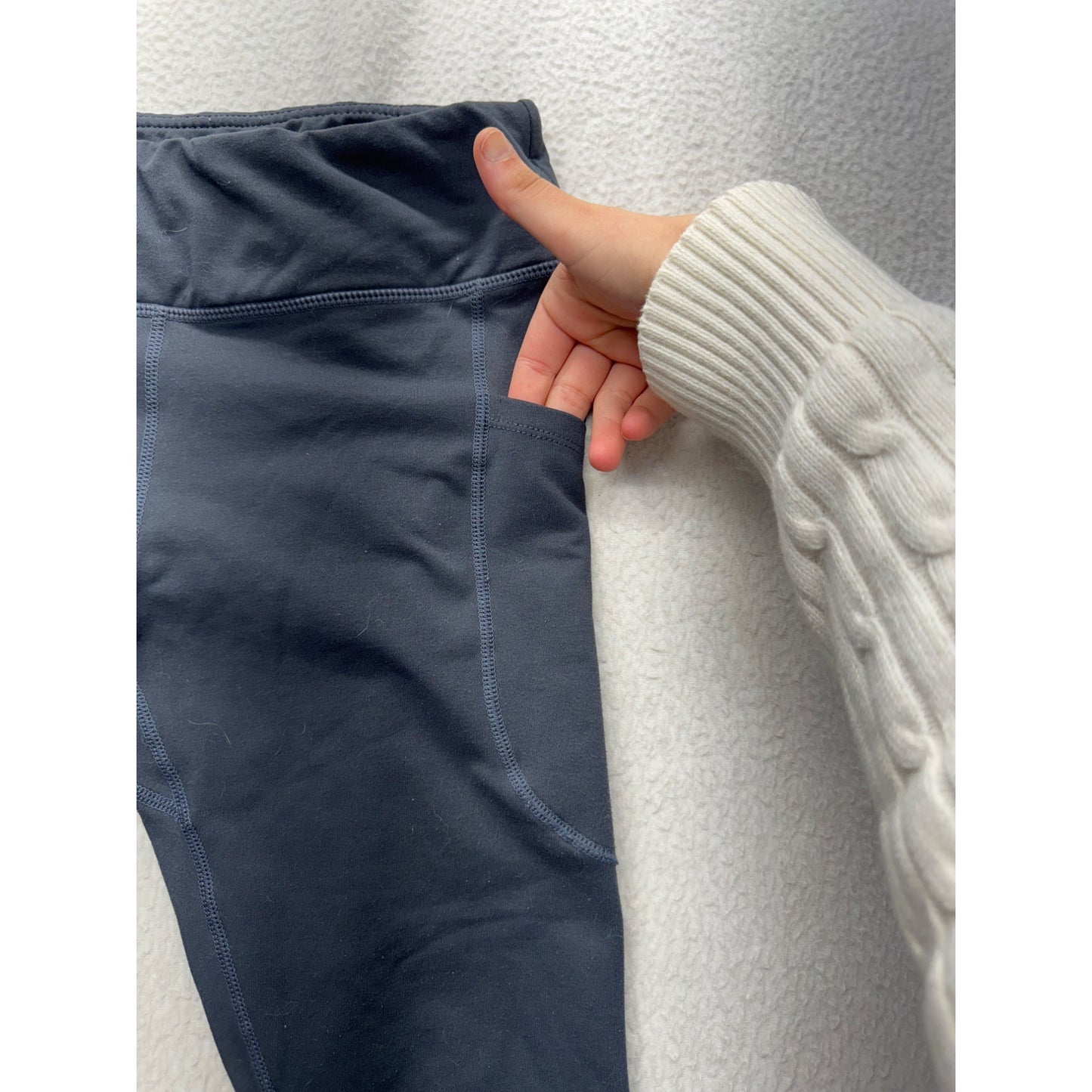 Baleaf Performance Compression Leggings with Side Pockets Slate Gray #9557