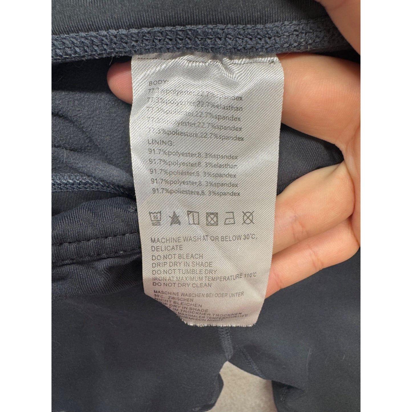 Baleaf Performance Compression Leggings with Side Pockets Slate Gray #9557