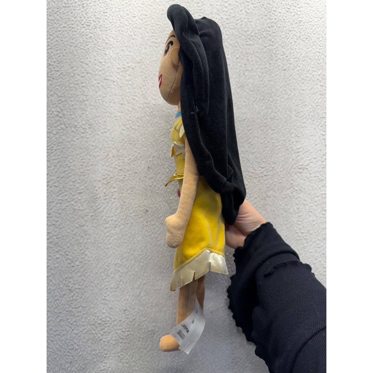 Disney Pocahontas Plush Doll 18" Yellow Dress Soft Toy Collectible #409B