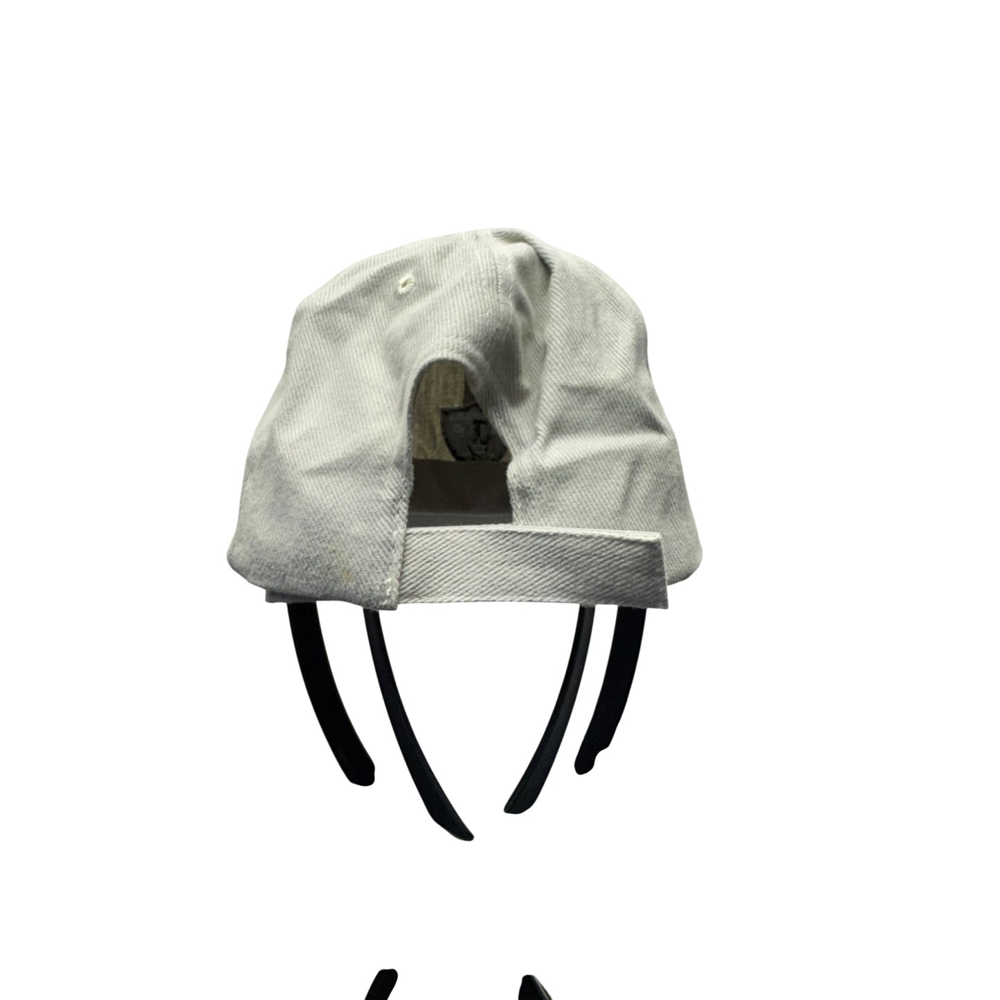 Vintage Raiders Logo Beige Adjustable Strapback Hat NFL Official Gear #9678