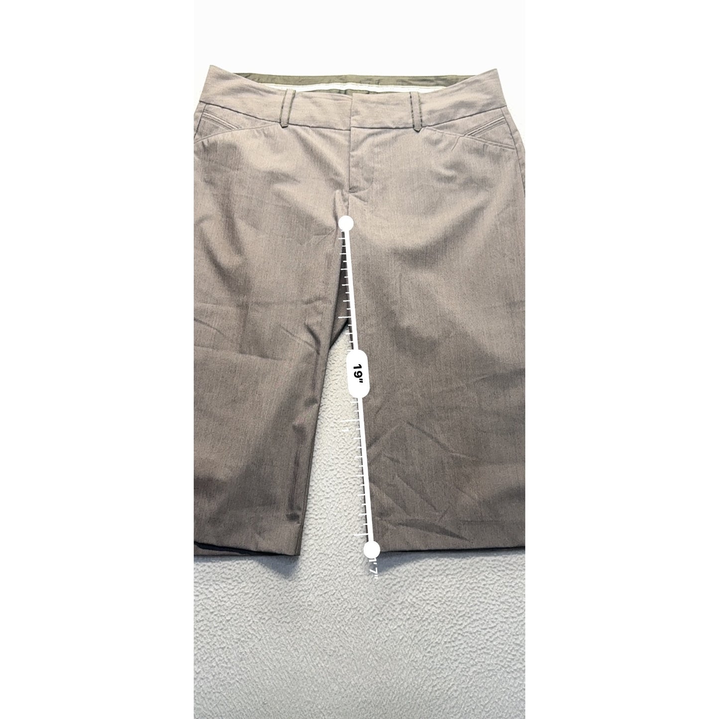 Maurices Gray Dress Shorts Size 16 Polyester Blend 29" Inseam #194B