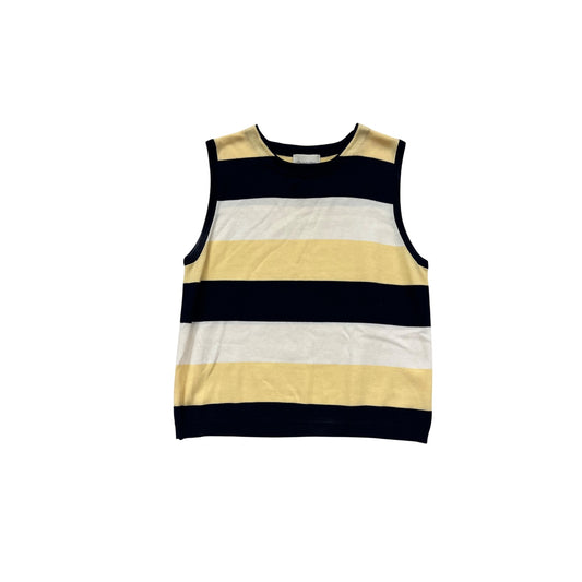 Christopher & Banks Striped Sleeveless Sweater #480A