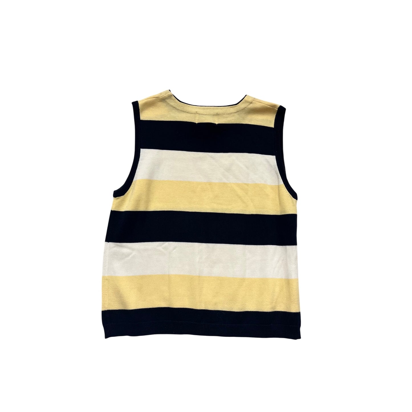Christopher & Banks Striped Sleeveless Sweater #480A