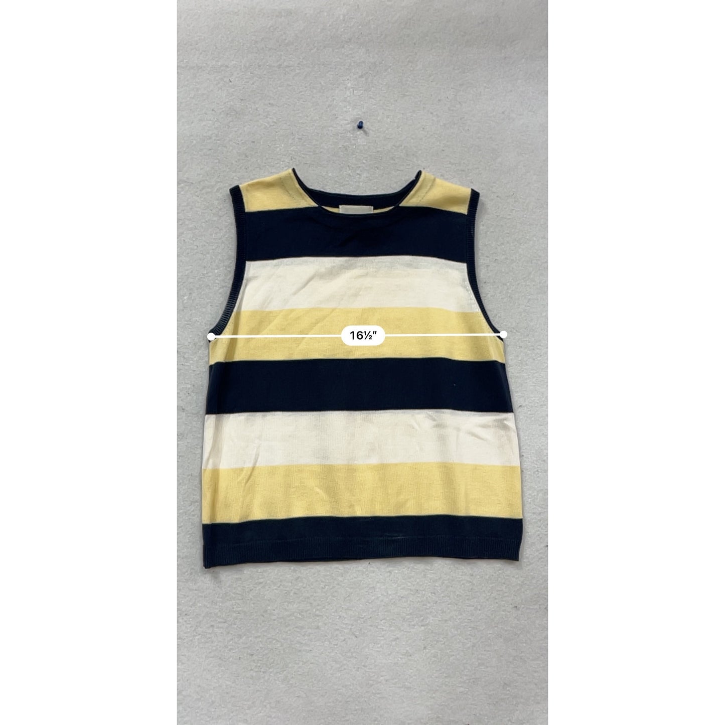 Christopher & Banks Striped Sleeveless Sweater #480A