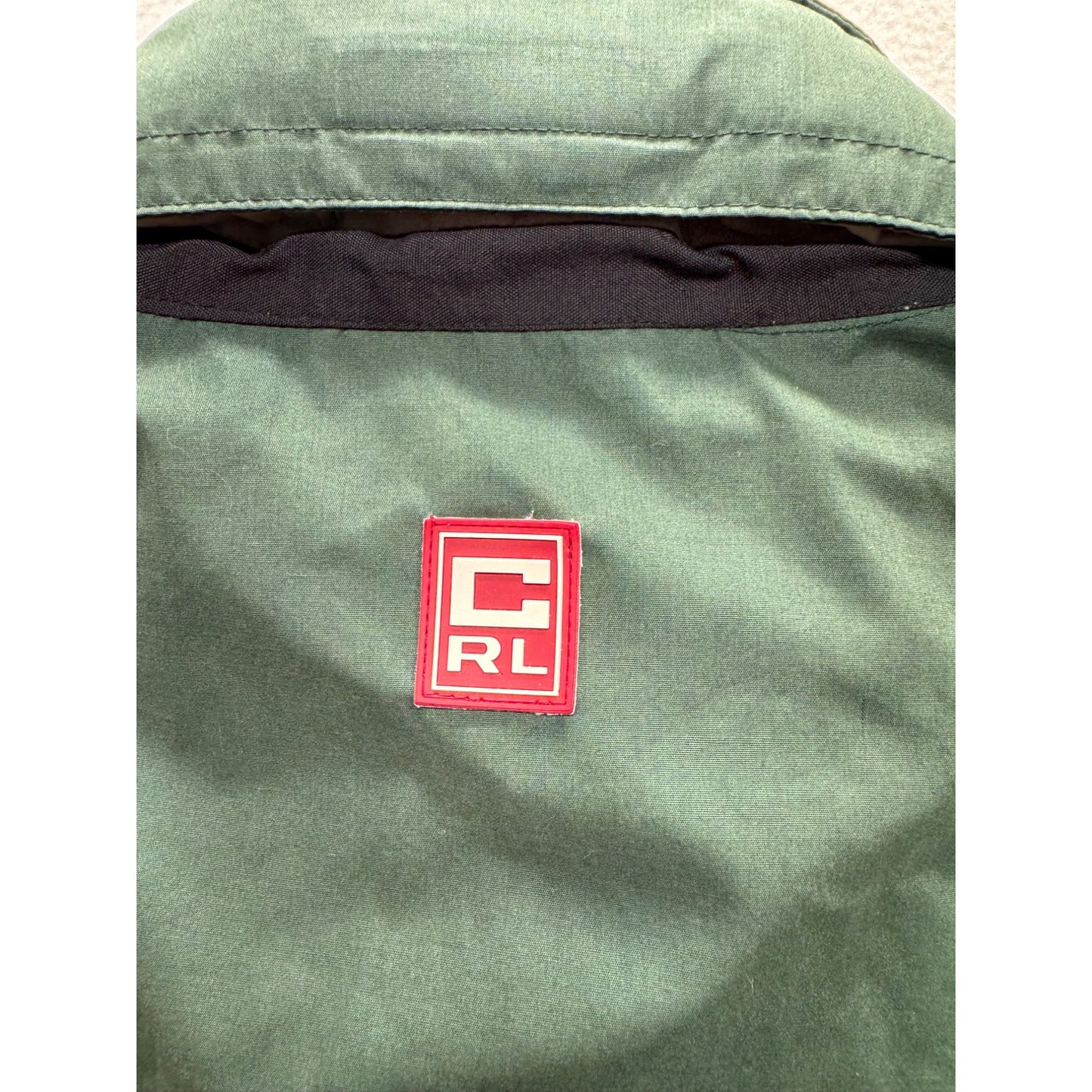 Vintage Chaps Ralph Lauren Green Pullover Windbreaker Jacket Outdoor  #9595