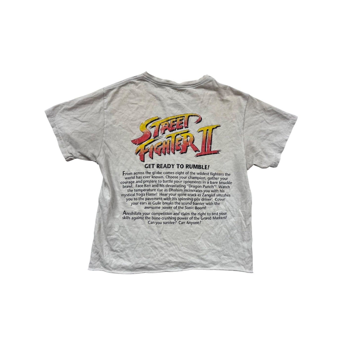 Vintage 1991 Street Fighter II Graphic T-Shirt #244A