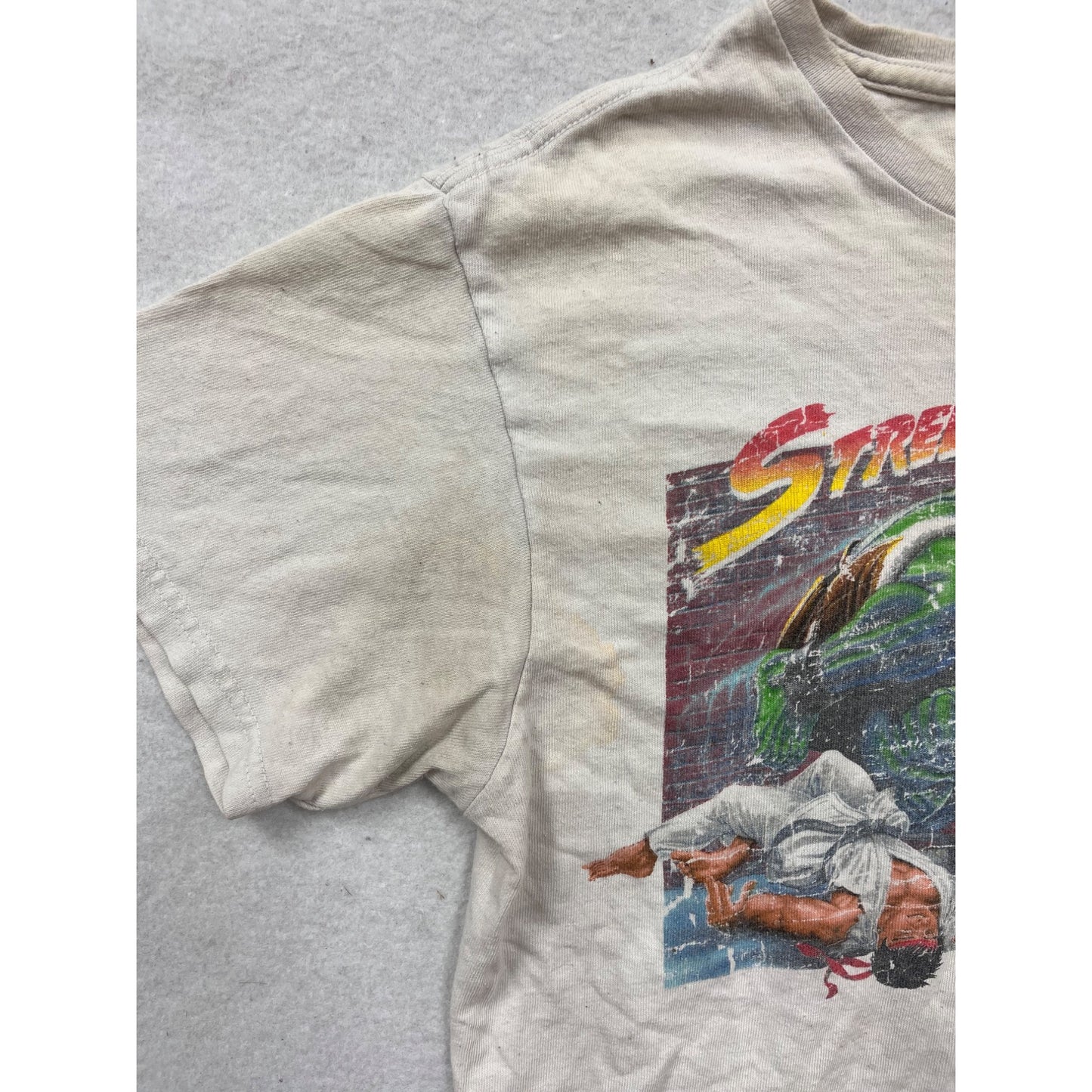 Vintage 1991 Street Fighter II Graphic T-Shirt #244A