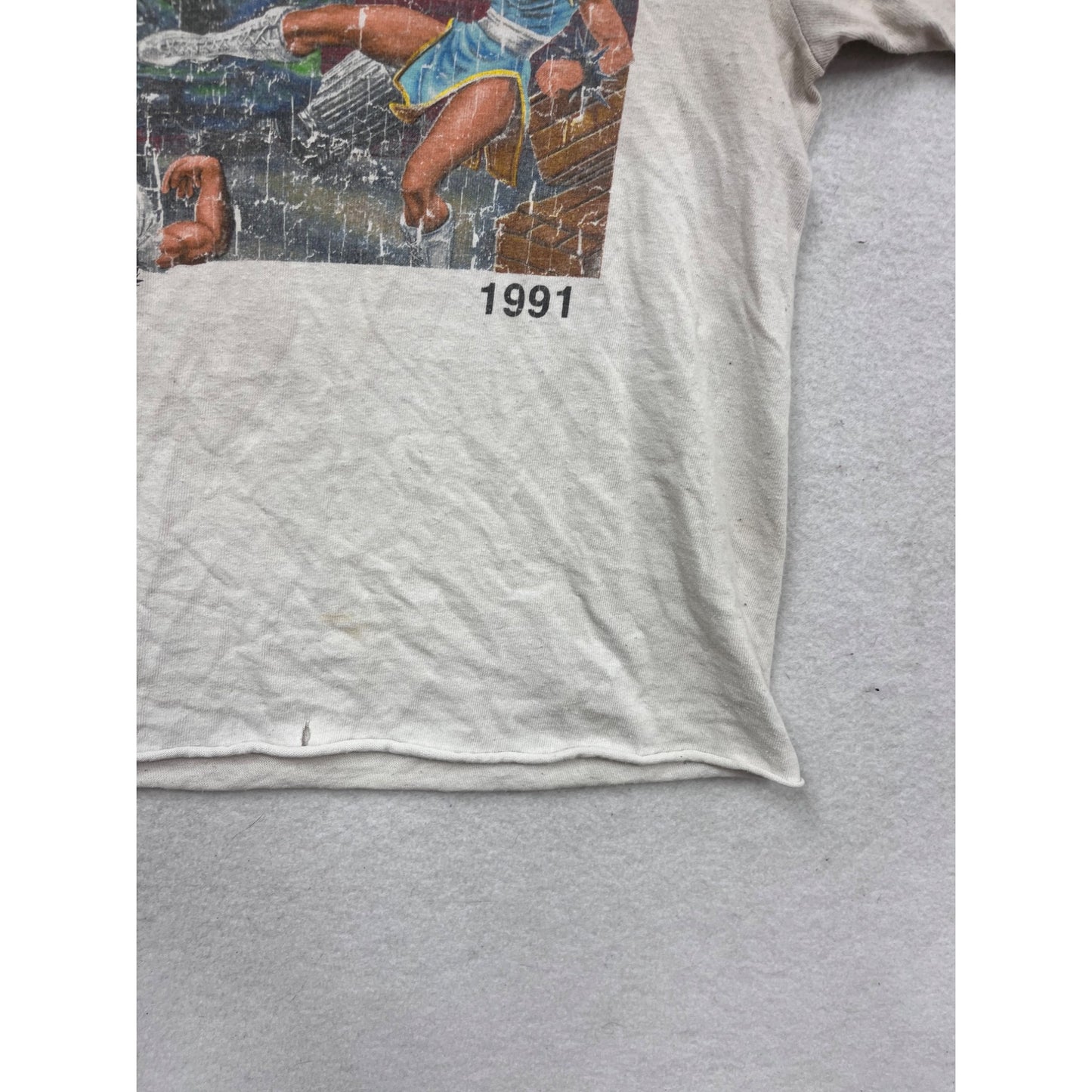 Vintage 1991 Street Fighter II Graphic T-Shirt #244A