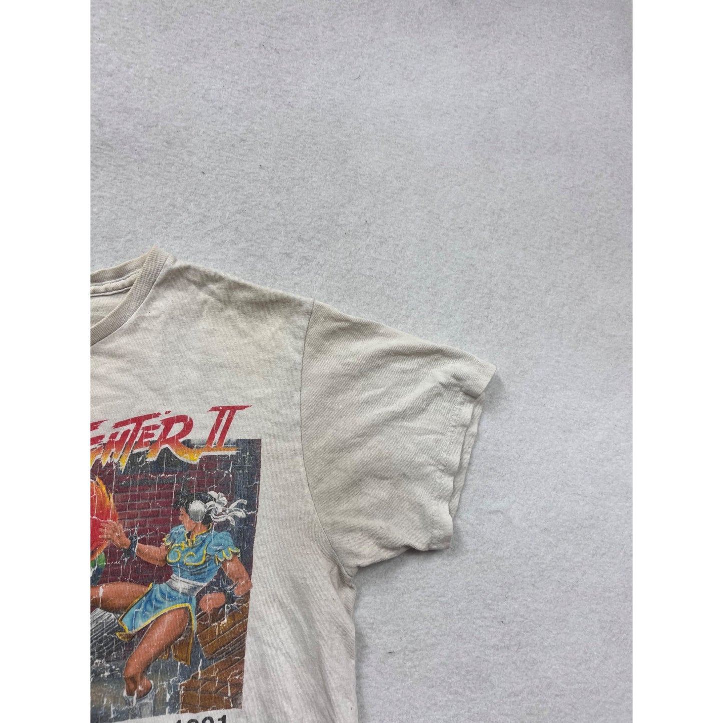 Vintage 1991 Street Fighter II Graphic T-Shirt #244A
