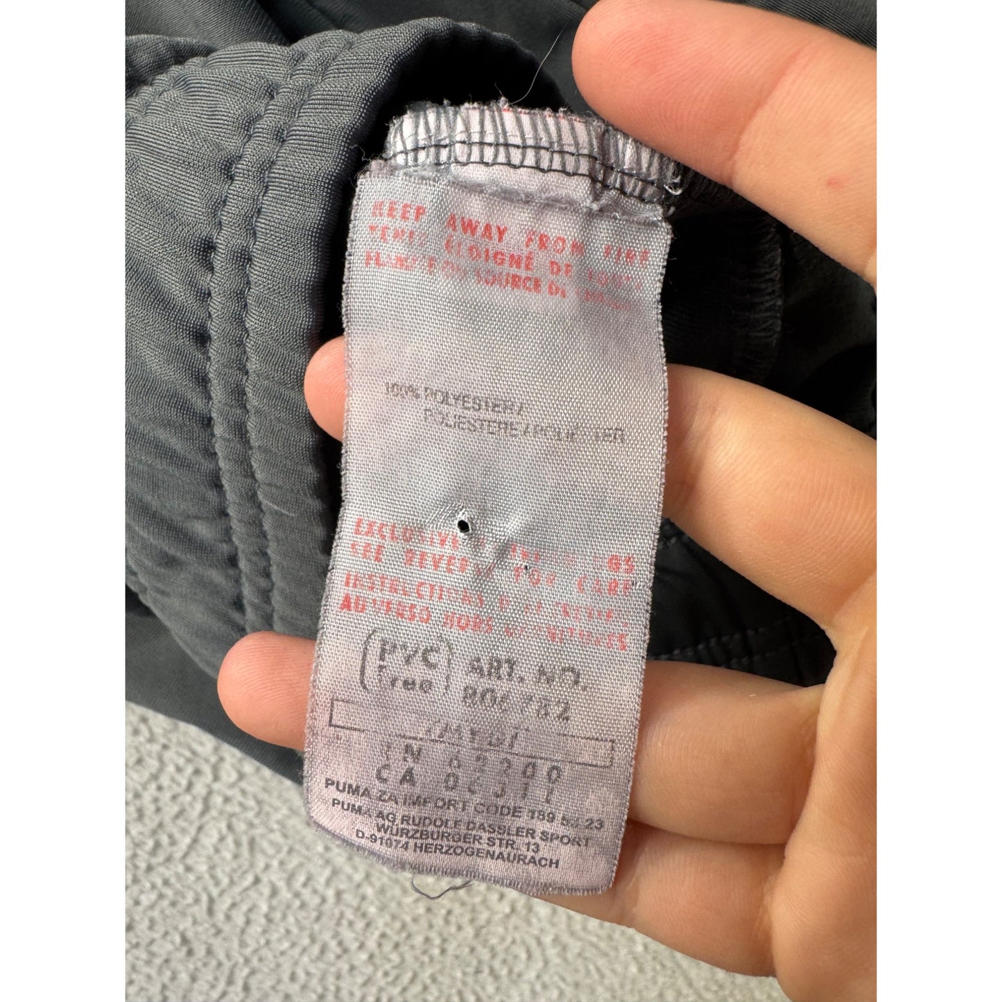 Puma Gray & Pink Track Jacket Full-Zip Lightweight Size M #9927