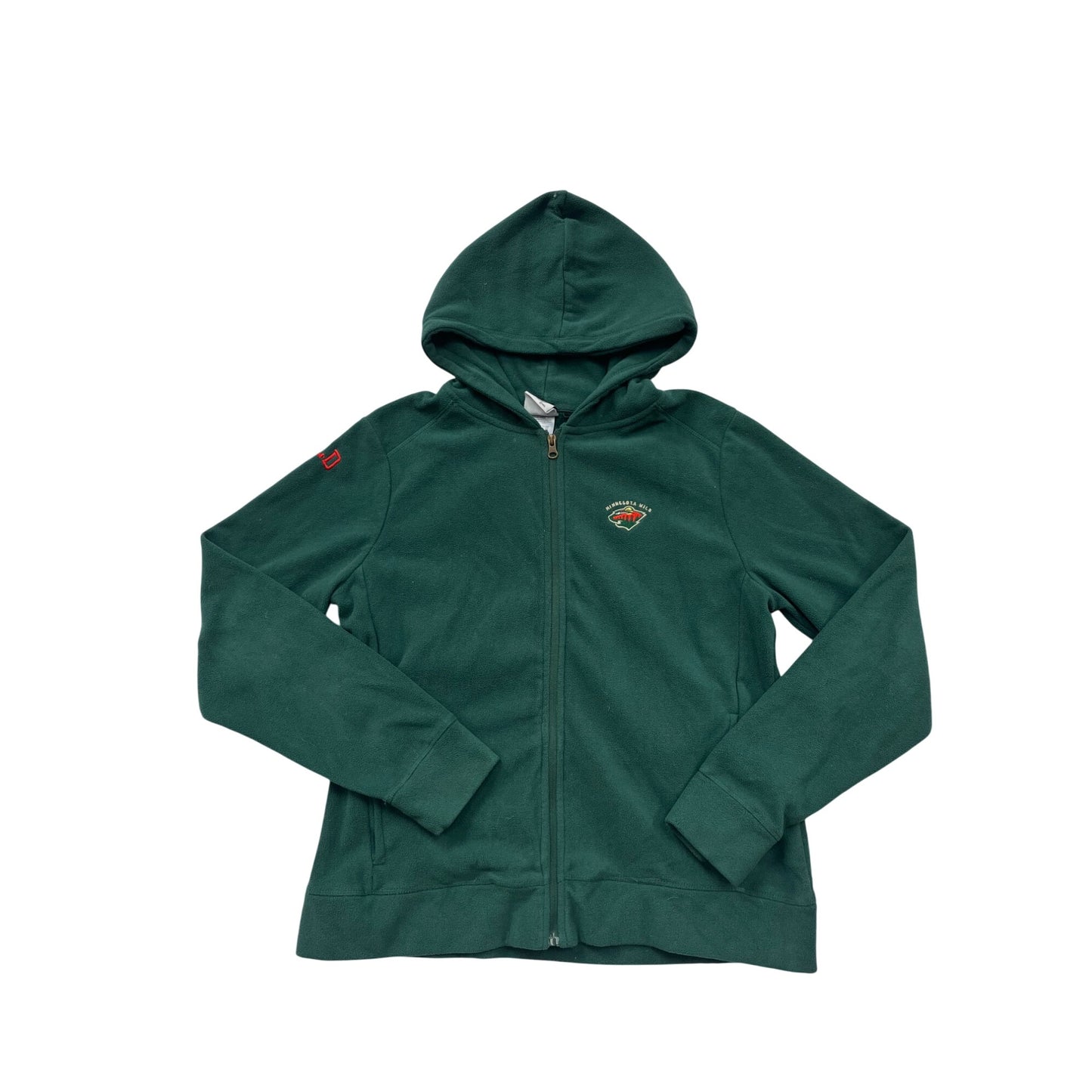 Minnesota Wild Green Full-Zip Hoodie L NHL Officially Licensed #8647