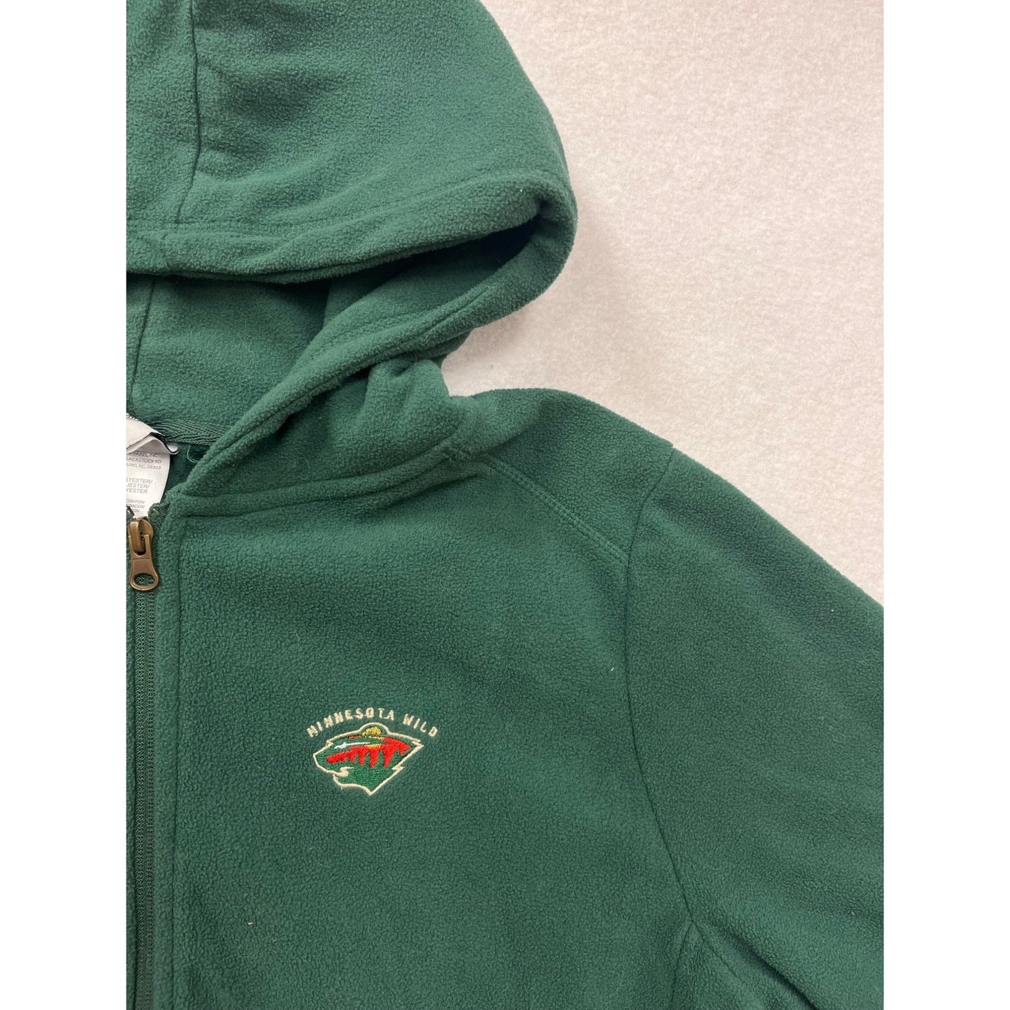 Minnesota Wild Green Full-Zip Hoodie L NHL Officially Licensed #8647