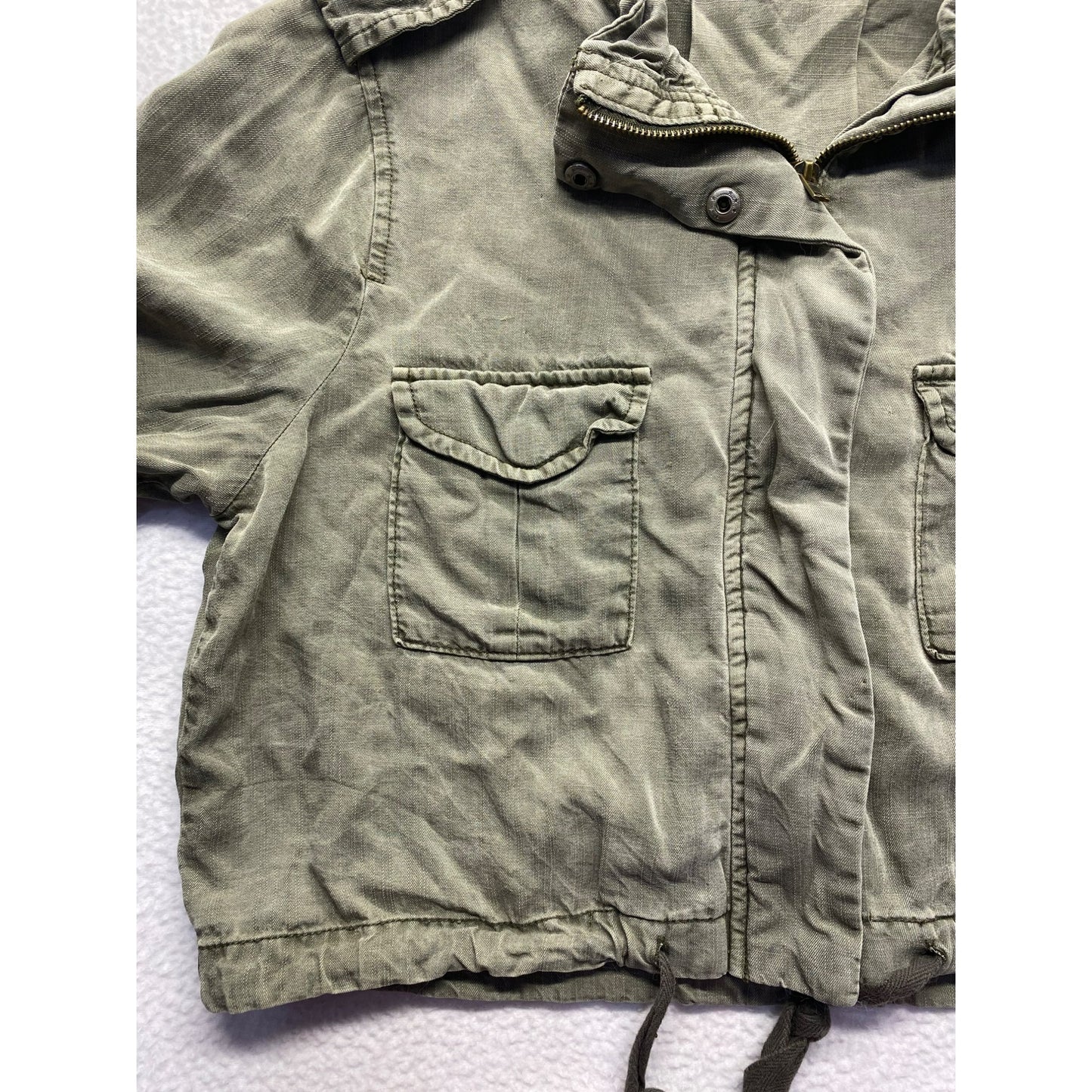 Women’s Lightweight Crop Zip Up #5208