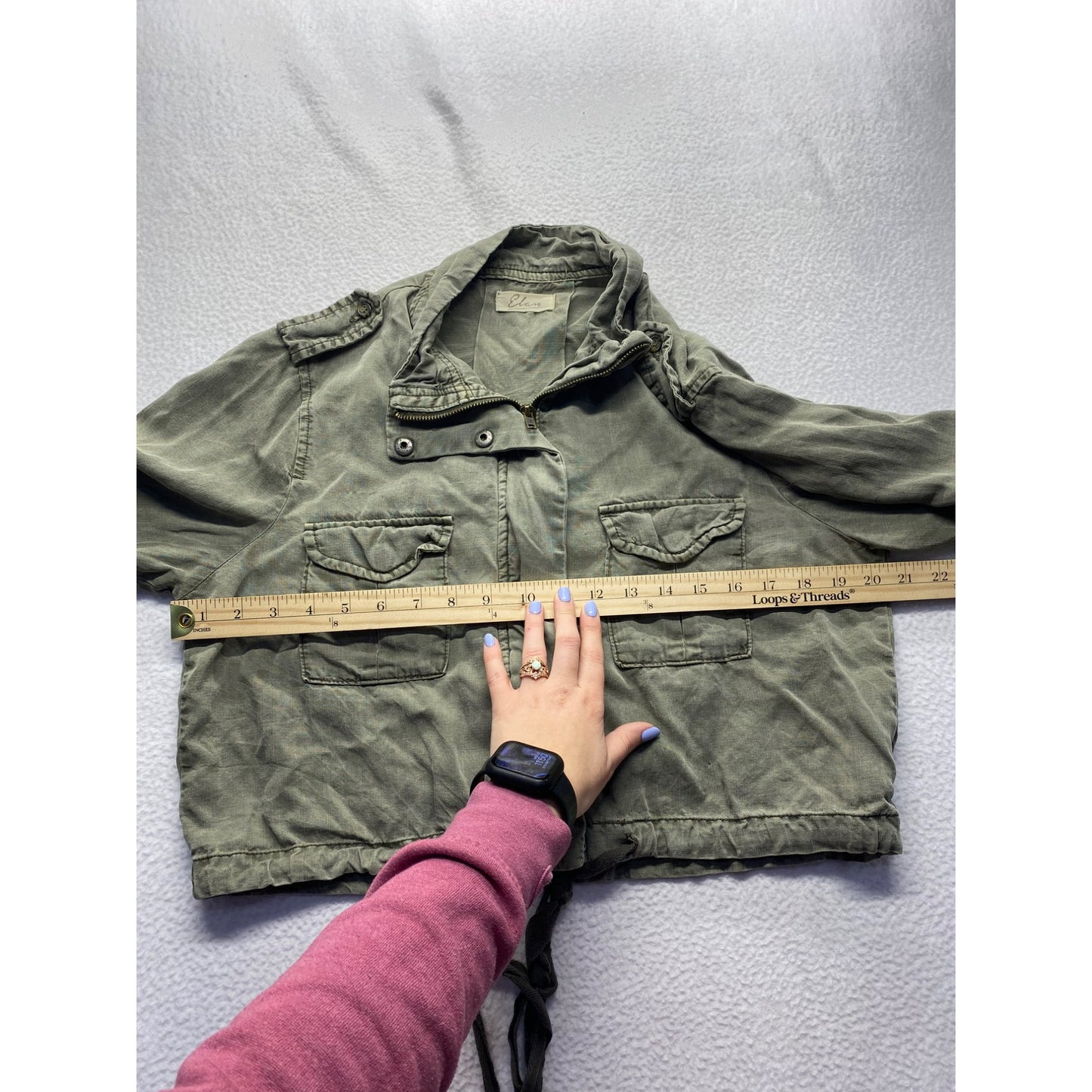 Women’s Lightweight Crop Zip Up #5208