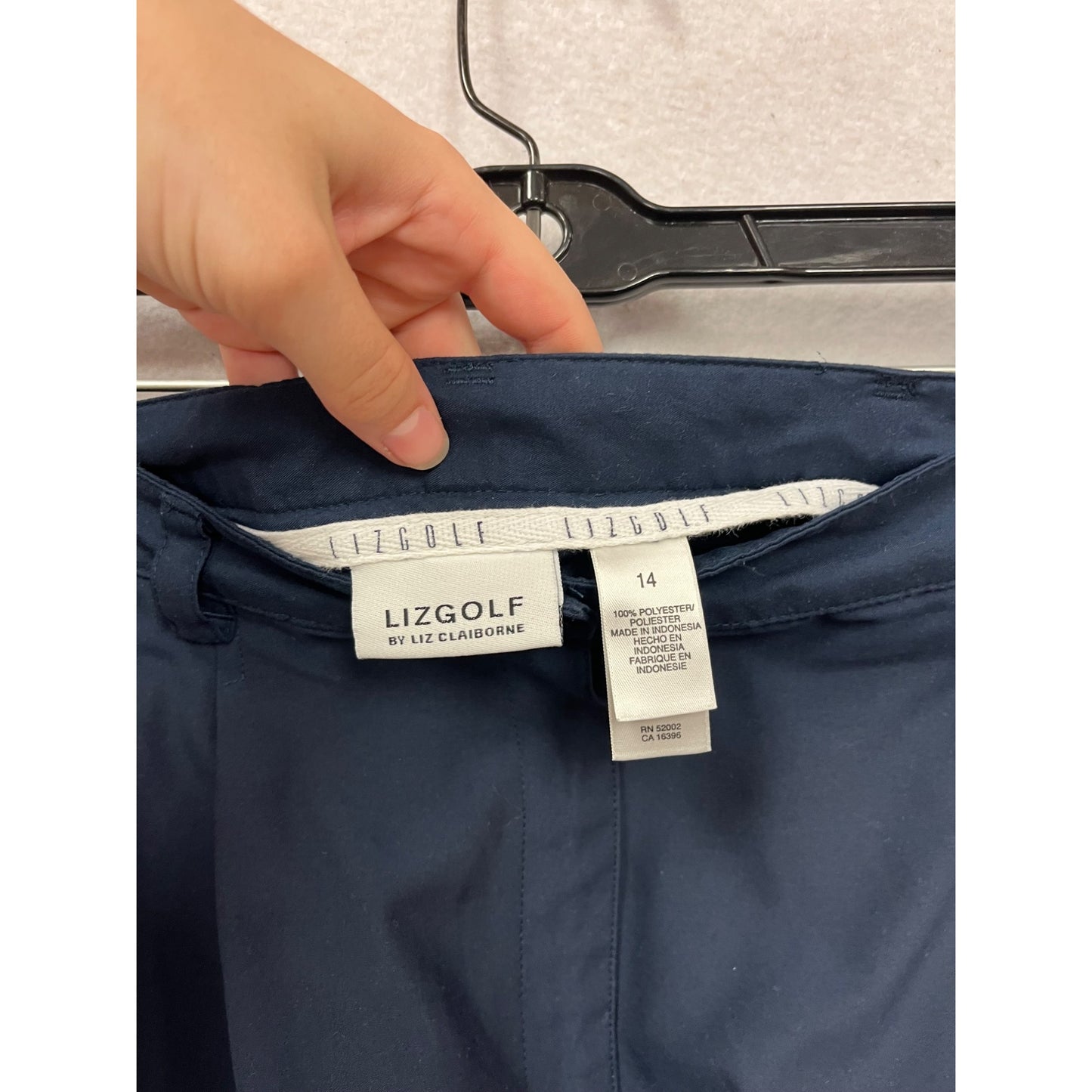 14 Liz-Golf Navy Blue Shorts #566A