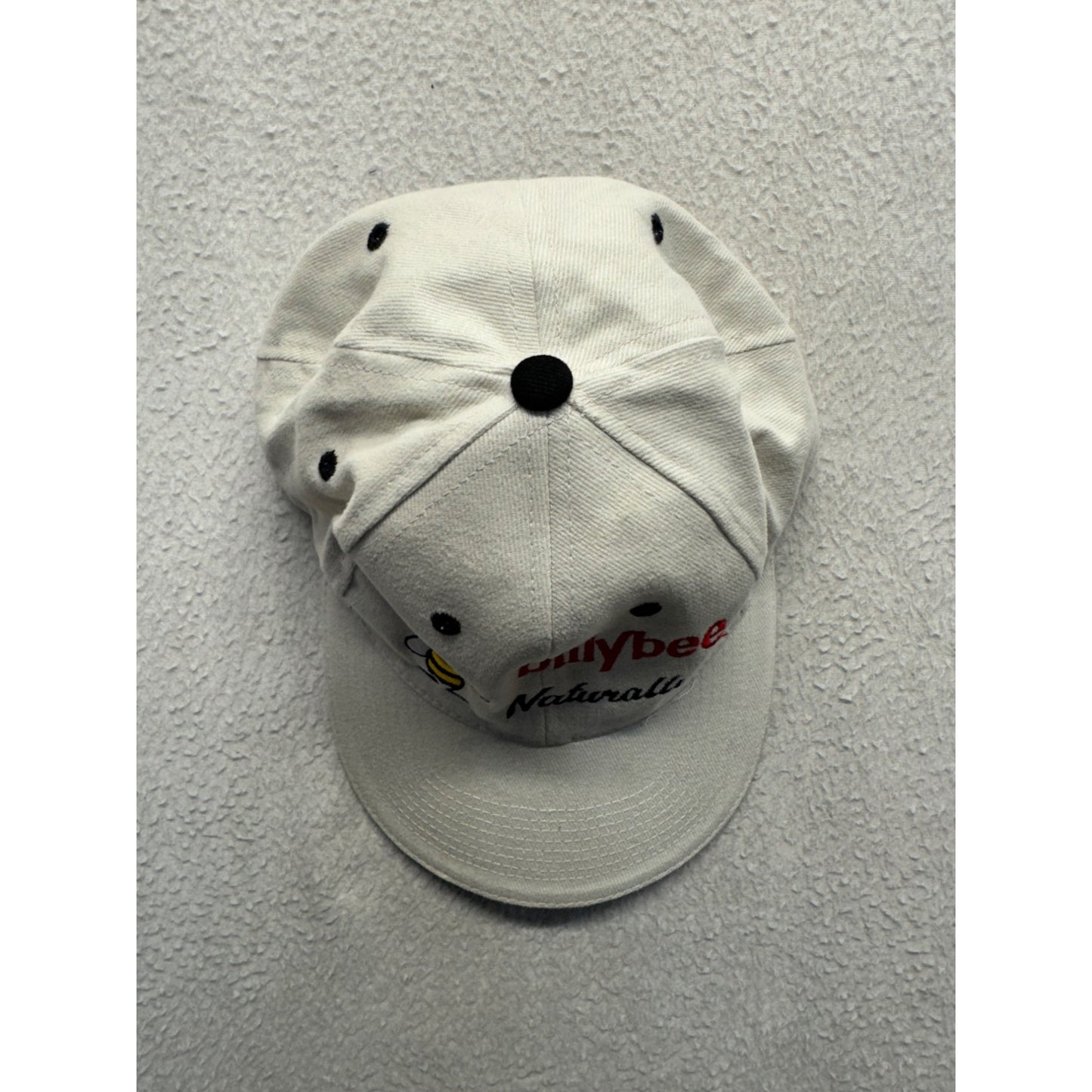 Billy Bee Naturally Embroidered Beige Adjustable Baseball Cap 26B