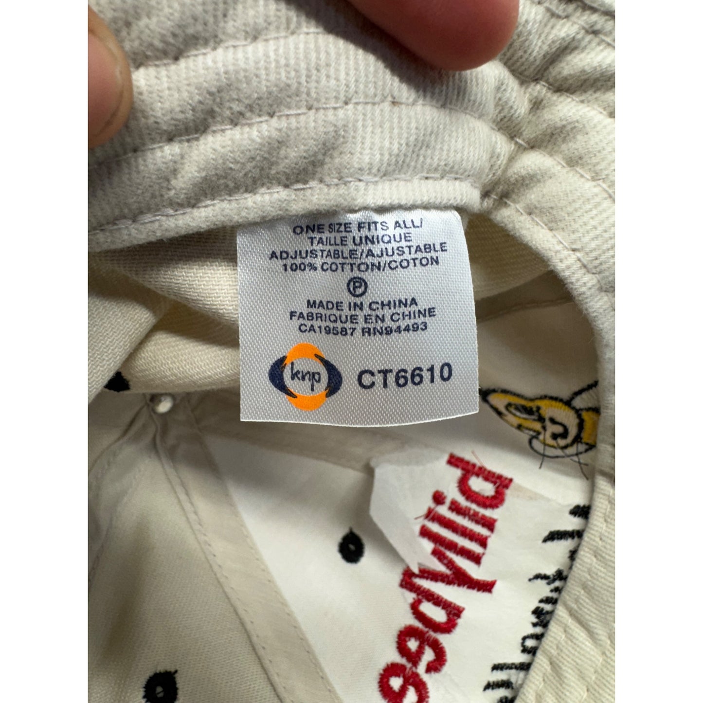 Billy Bee Naturally Embroidered Beige Adjustable Baseball Cap 26B