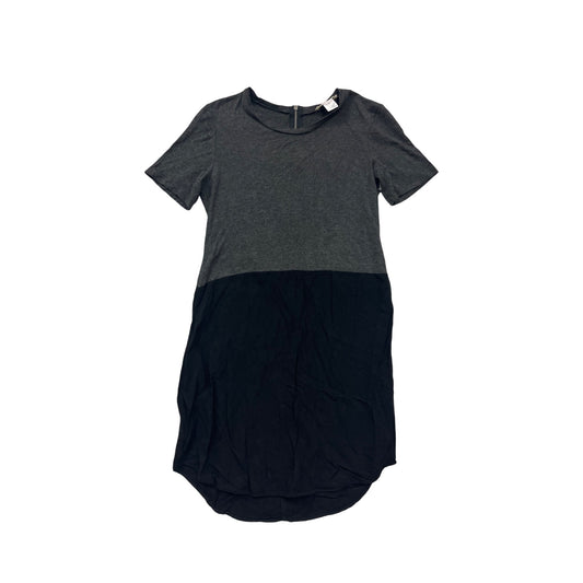 Peyton Jensen Womens Colorblock Black & Gray Short Sleeve Dress #6572