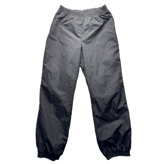 Columbia Mens Tall XL Nylon Rain Pants Elastic Waist Gray 9497