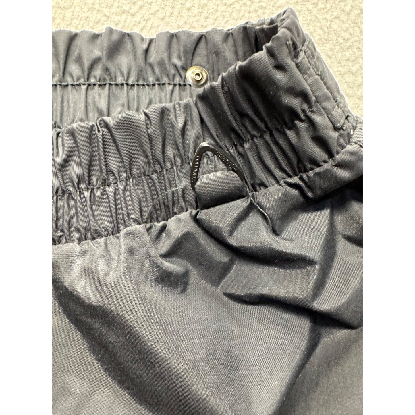 Columbia Mens Tall XL Nylon Rain Pants Elastic Waist Gray 9497