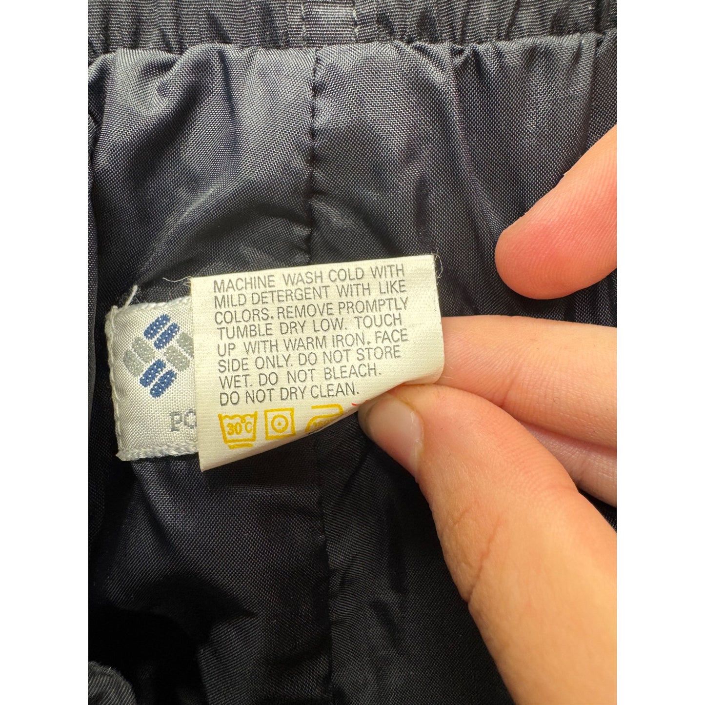 Columbia Mens Tall XL Nylon Rain Pants Elastic Waist Gray 9497