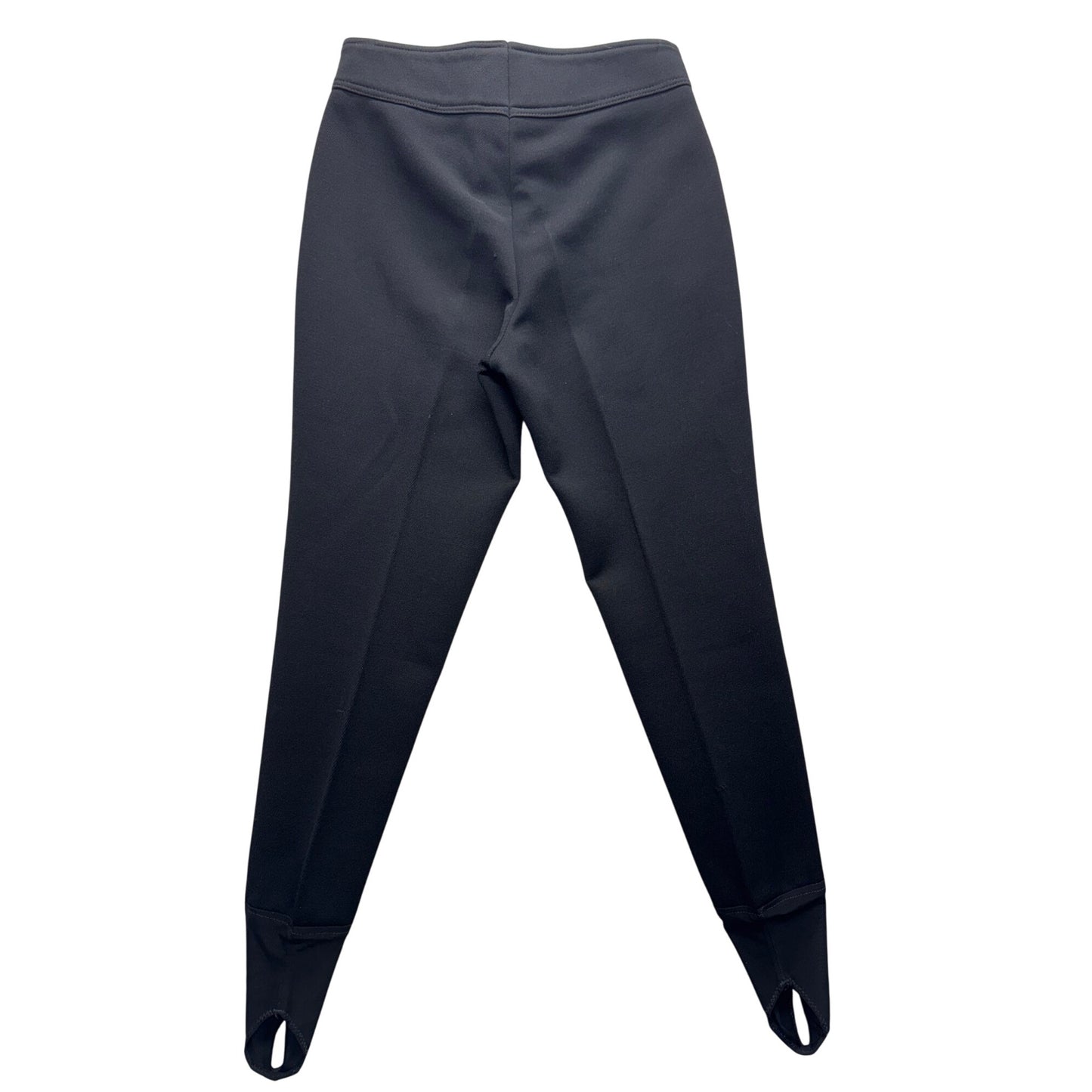 Black Equestrian Riding Pants With Stirrup Foot Design By Sonar 206B