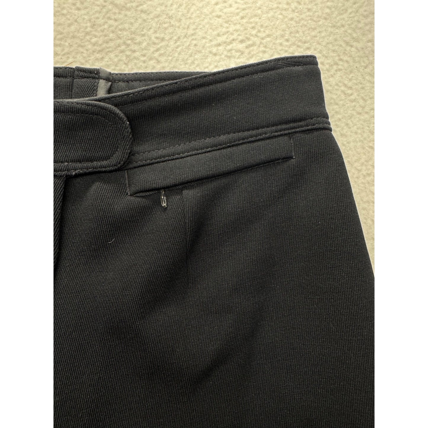Black Equestrian Riding Pants With Stirrup Foot Design By Sonar 206B