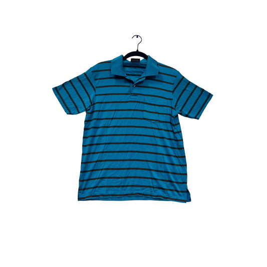 Proline Mens Striped Polo Shirt M #663A